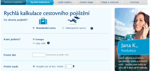 Cestovního pojištění - ČSOB Pojišťovna a.s.
