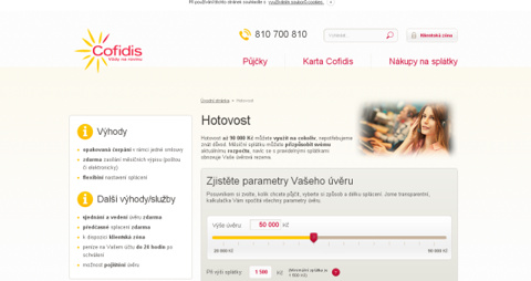 Cofidis nebankovní půjčka